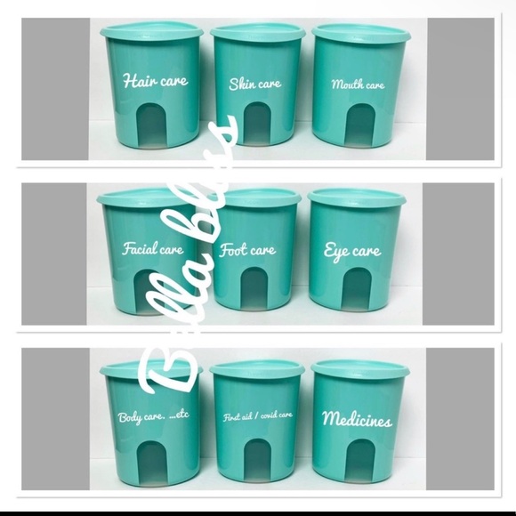 Tupperware one touch canister 2.1 liters - Picture 3 of 3